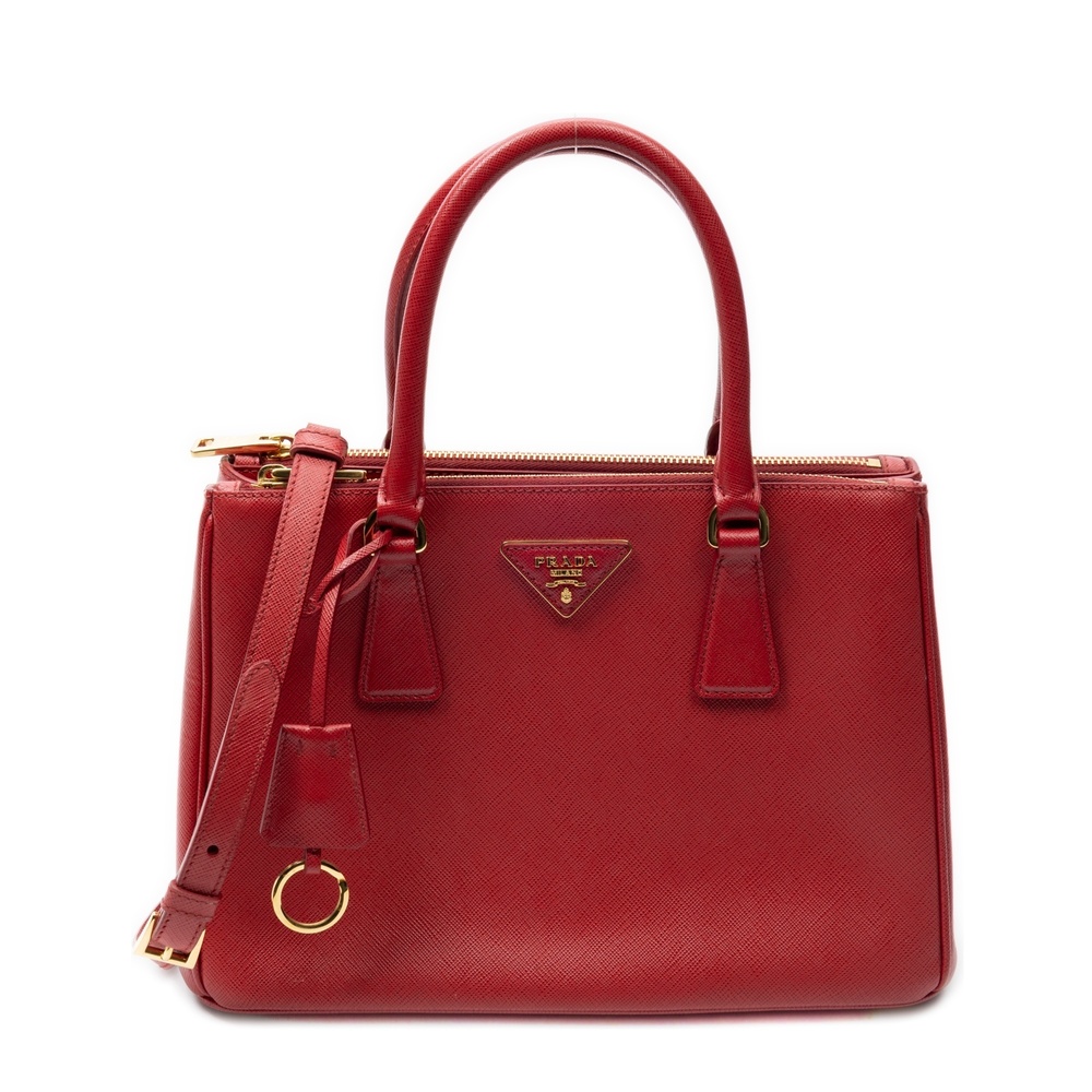 Prada Medium Galleria Double Zip Tote